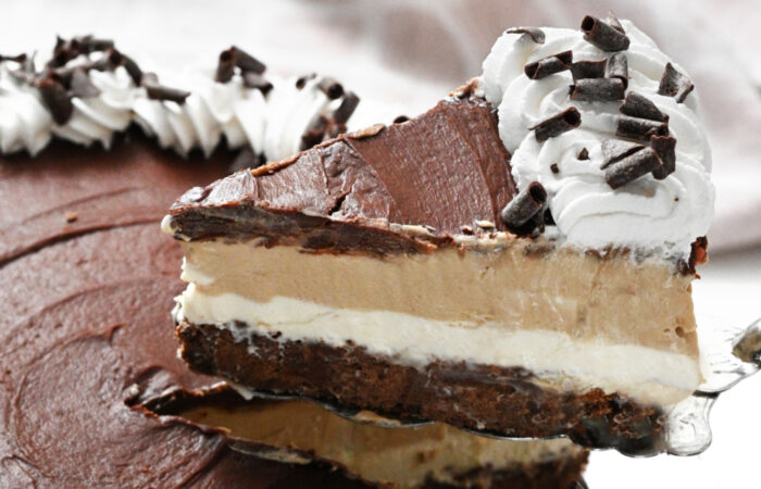 a piece of cheesecake