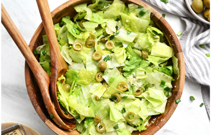 lettuce and olives