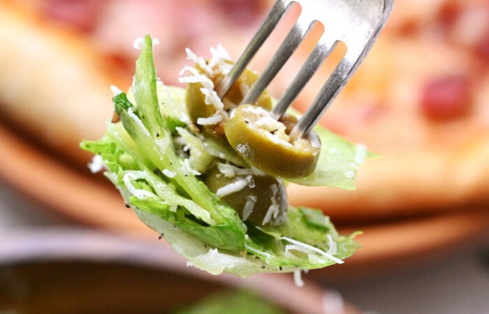 a bite of Iceberg Salad