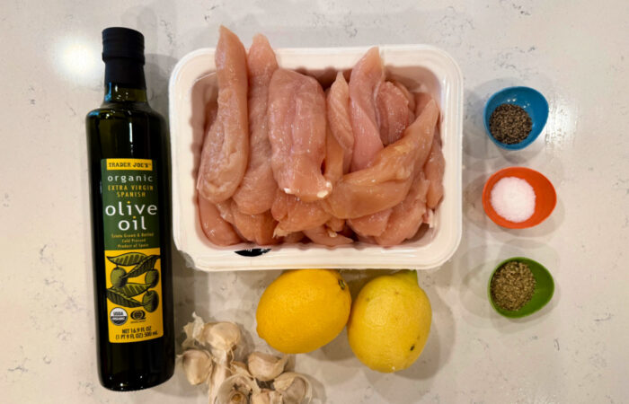 ingredients to marinate chicken tenders