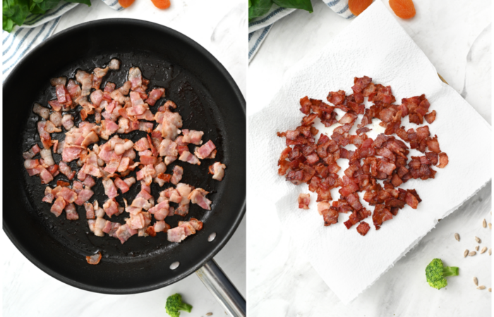 cooking bacon