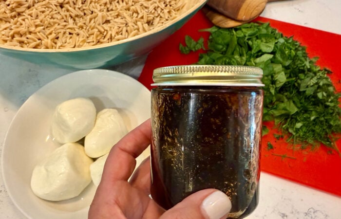 dressing for orzo salad