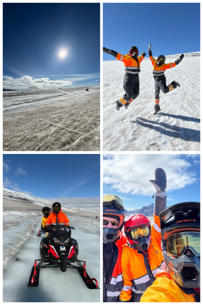 snowmobiling in Iceland