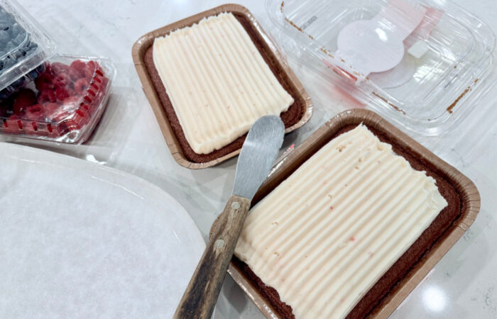 2 Trader Joe's mini sheet cakes
