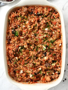 Ground Beef Orzo