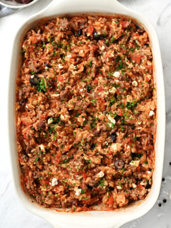 Ground Beef Orzo
