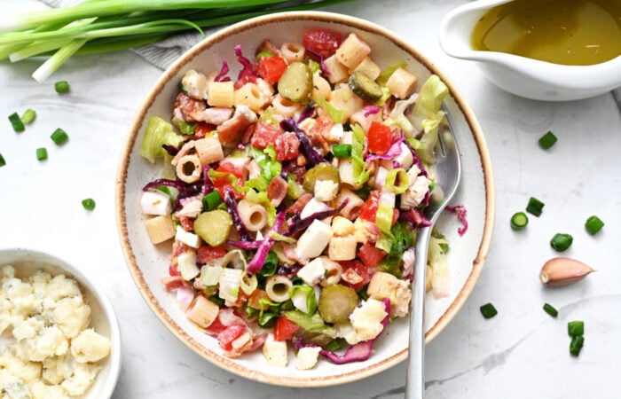 Pasta Salad made with Ditalini