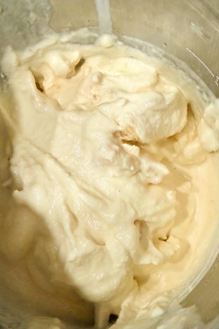 homemade peaches and cream ice cream