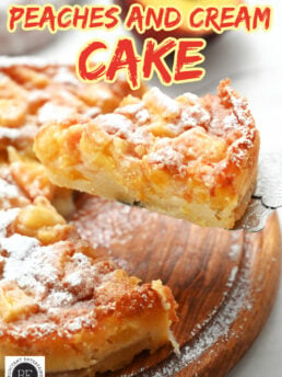 peaches and cream cake