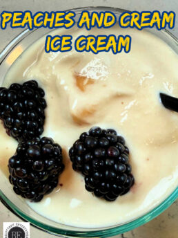 peaches and cream ice cream recipe