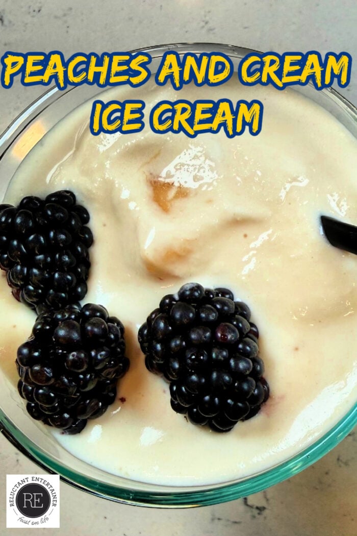 peaches and cream ice cream recipe