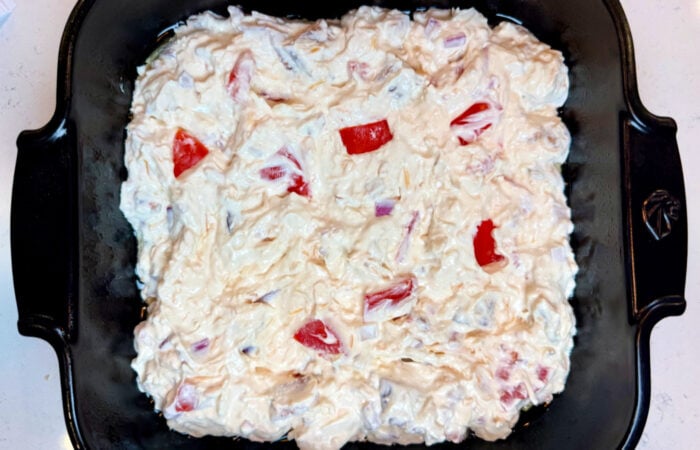 unbaked Baked BLT Dip
