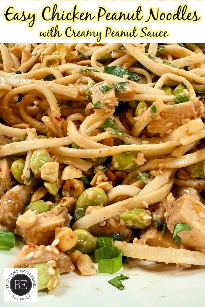 Easy Chicken Peanut Noodles