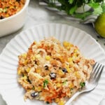 Mexican Street Corn Casserole with Chicken recipe