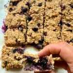 a serving Peanut Butter Banana Oatmeal Bars