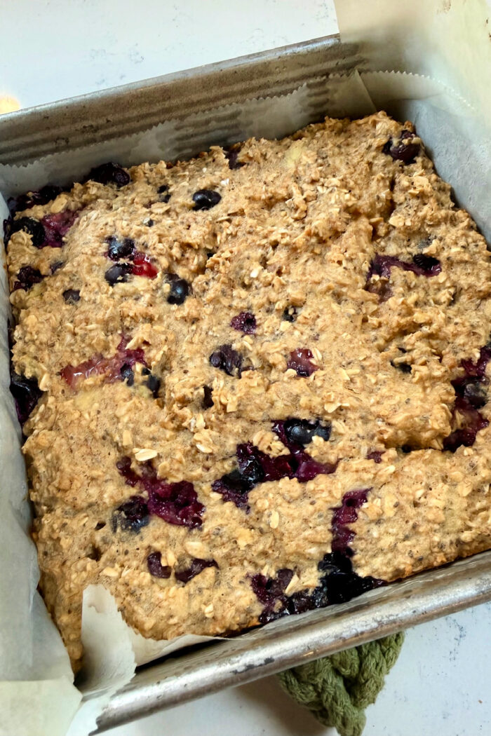 blueberry oat bars