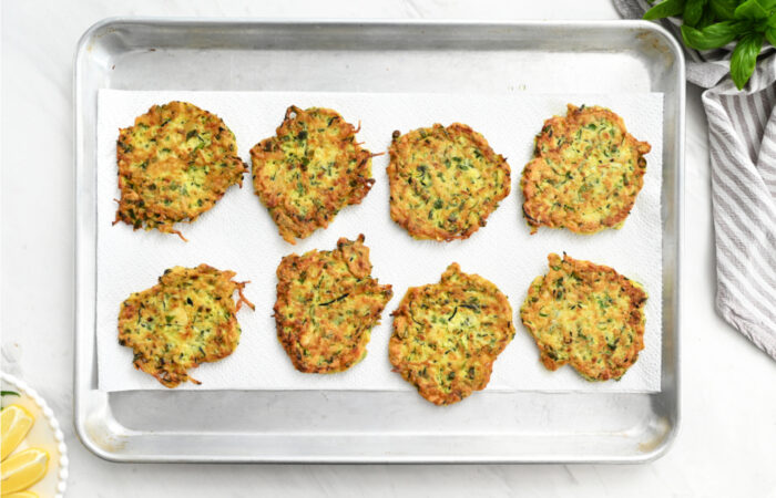just baked Zucchini Ricotta bites