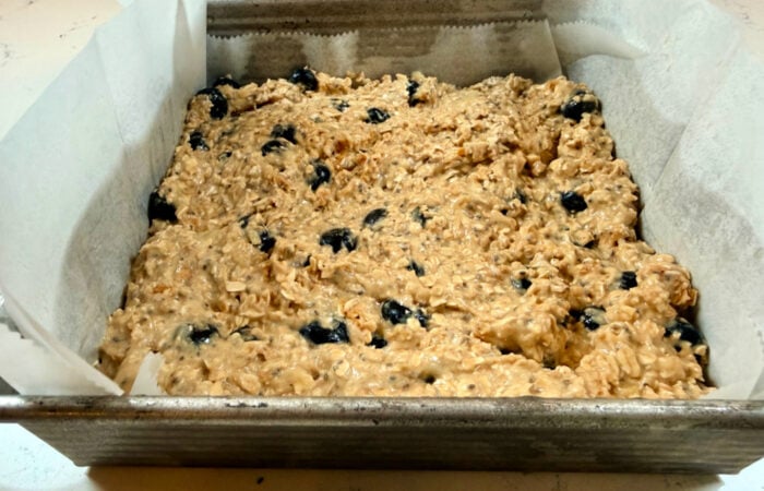 blueberry oat batter