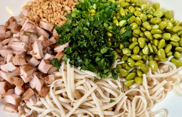 ingredients noodle salad