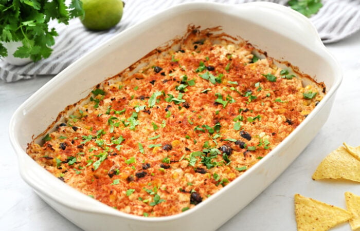 a chicken corn casserole