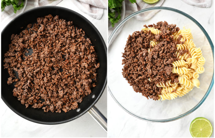 cooking ground meat