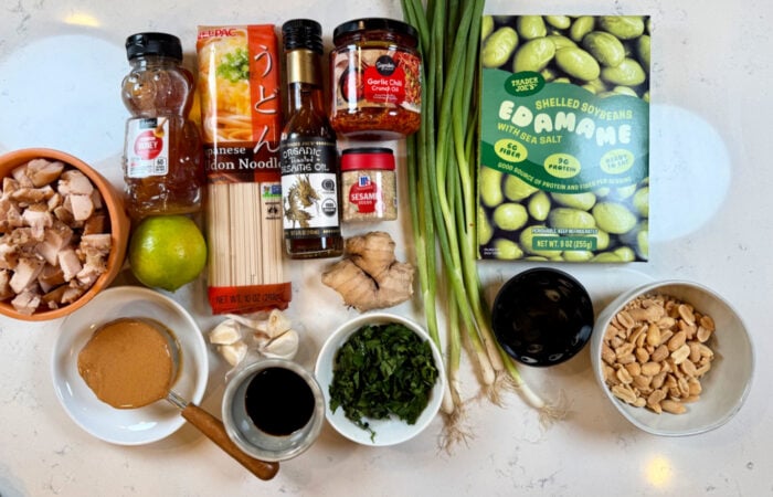 ingredients 4 Chicken Peanut Noodles
