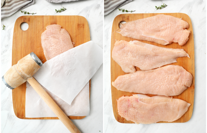 tenderizing chicken breasts