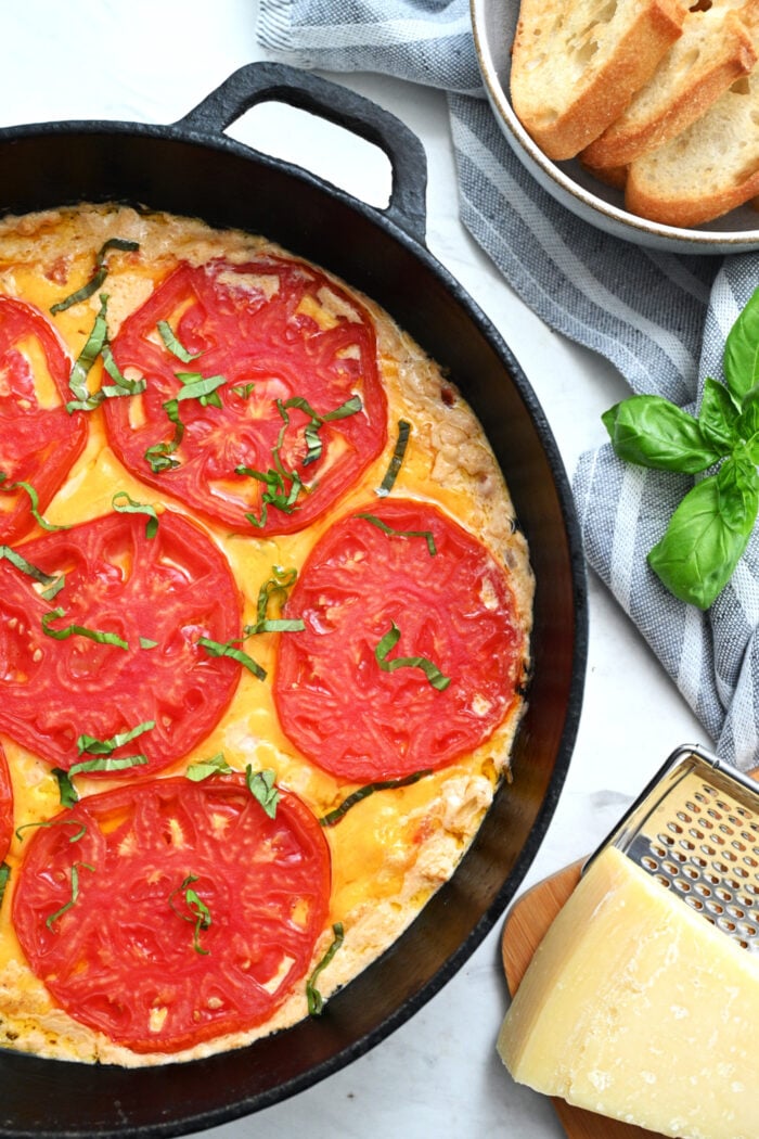 Tomato Pie Dip recipe