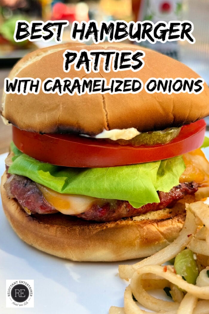 Best Hamburger Patties with Best Burger Patty with Caramelized Onions & Special Sauce