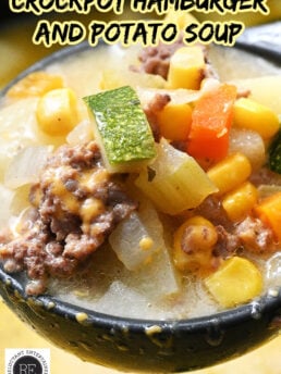Crockpot Hamburger and Potato Soup