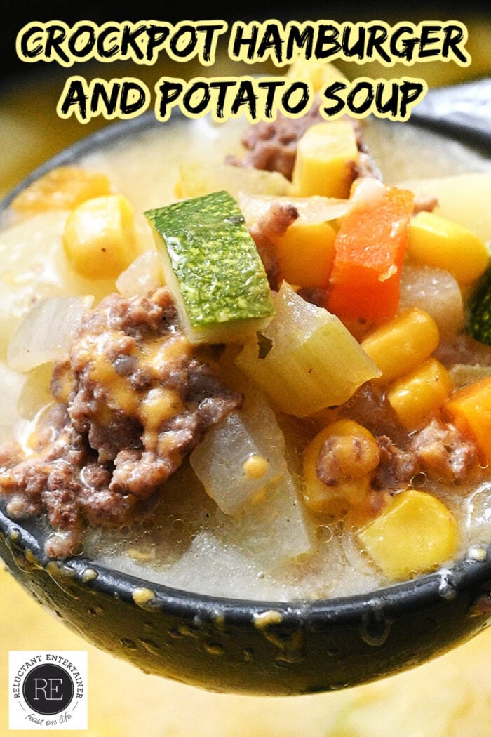 Crockpot Hamburger and Potato Soup