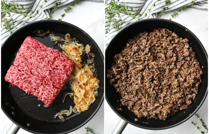 cooking ground meat