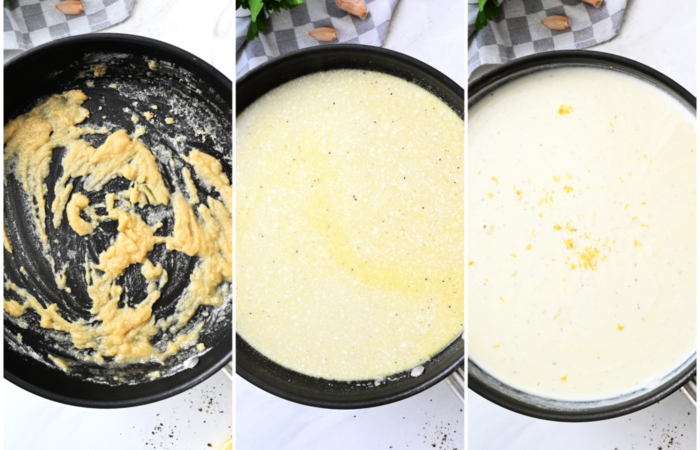 making white sauce