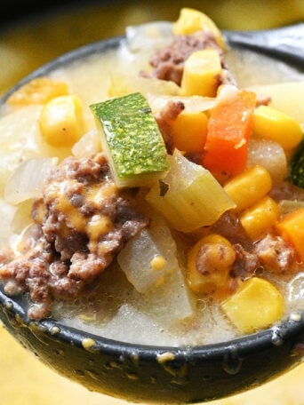 potato hamburger soup