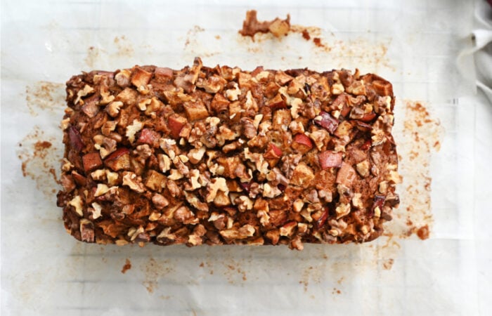 just out oven baked apple bread