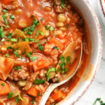 Cabbage Lentil Soup (AKA Cabbage Roll Soup)