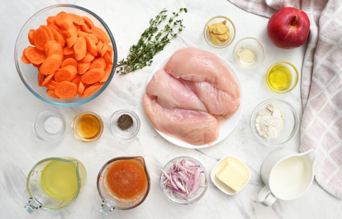 ingredients to make Apple Cider Chicken