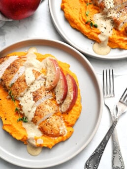 Apple Cider Chicken with carrots