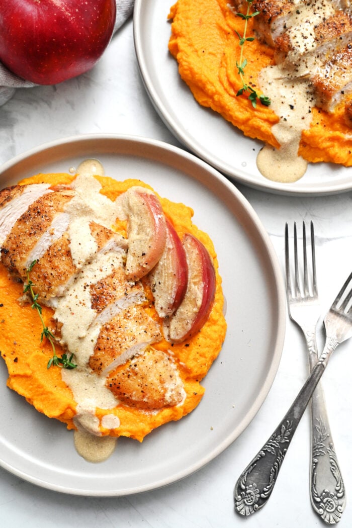 Apple Cider Chicken with carrots