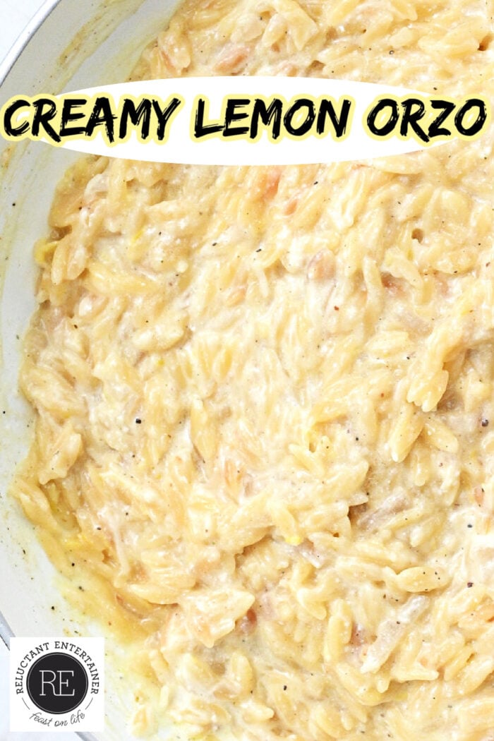 Creamy Orzo with Lemon Recipe