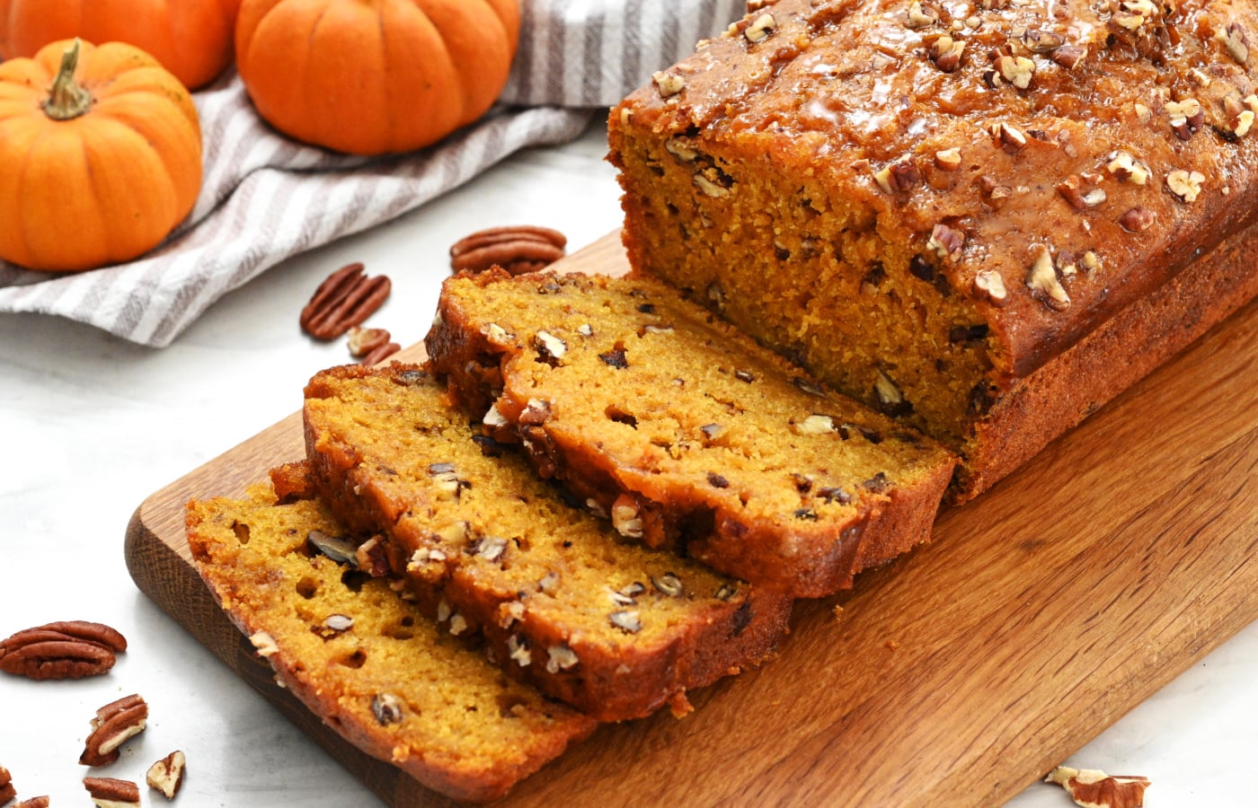 Pumpkin Pecan Bread - Reluctant Entertainer