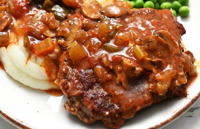 red sauce swiss steak